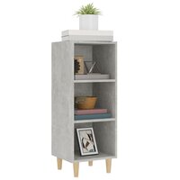 Dressoir 34,5x32,5x90 cm bewerkt hout betongrijs 4