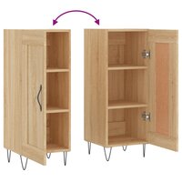 Dressoir 34,5x34x90 cm bewerkt hout sonoma eiken 9