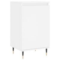 Dressoir 40x35x70 cm bewerkt hout wit 2