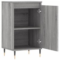 Dressoir 40x35x70 cm bewerkt hout grijs sonoma 6