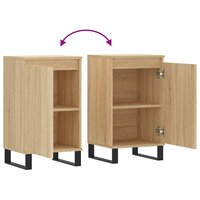 Dressoir 40x35x70 cm bewerkt hout sonoma eikenkleurig 9
