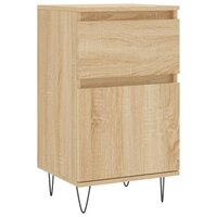 Dressoir 40x35x70 cm bewerkt hout sonoma eikenkleurig 2