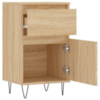 Dressoir 40x35x70 cm bewerkt hout sonoma eikenkleurig 6