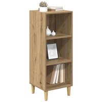 Dressoir artisanaal eikenkleurig 32.5 x 34.5 x 90 cm 3