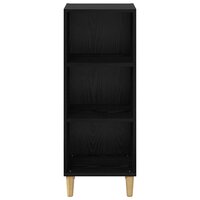 Dressoir Zwart eiken 32.5 x 34.5 x 90 cm Bewerkt hout 5