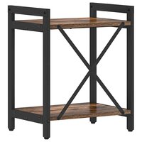 Boekenkast Gerookt eiken 40 x 30 x 48.5 cm Bewerkt hout 7