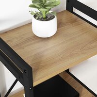 Boekenkast artisanaal eikenkleurig 40 x 30 x 48.5 cm 4