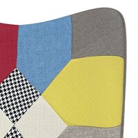 Relaxstoel patchwork stof 6