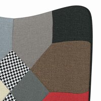 Relaxstoel patchwork stof 6