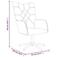 Relaxstoel met voetenbank patchwork stof 9