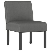 Fauteuil stof donkergrijs 2