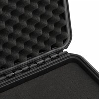 Flightcase draagbaar 79,5x51,5x30,5 cm PP zwart 7