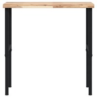 Werkbank rechthoekig 100x60x(73-99,5) cm massief acaciahout 4