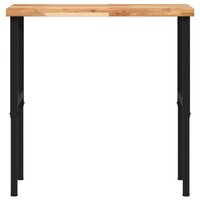 Werkbank rechthoekig 100x60x(73-99,5) cm massief acaciahout 4