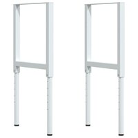 Werkbank 100x60x(71,5-98) cm massief eikenhout 5