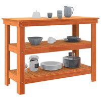 Werkbank Wasbruin 110.5 x 50 x 80 cm Massief grenenhout 3