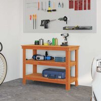 Werkbank Wasbruin 110.5 x 50 x 80 cm Massief grenenhout 4
