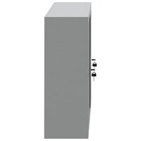 Gereedschapskast met plank Zwart en grijs 100 x 20 x 55 cm 8