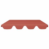 Vervangingsluifel schommelbank 188/168x145/110 cm terracotta 3