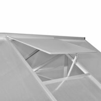 Tuinkas met basisframe 4,6 m&sup2; versterkt aluminium 6