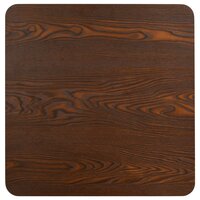 Bistrotafel 50x50 cm MDF donkerbruin 4