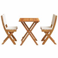 Bistroset 3 pcs Bruin Massief acaciahout 7