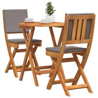 Bistroset 3 pcs Bruin Massief acaciahout 3