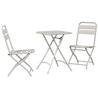 Bistroset 3 pcs Beige Staal 2