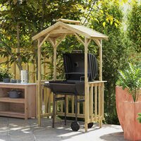 Barbecue-overkapping Bruin 133.5 x 63 x 200 cm 4