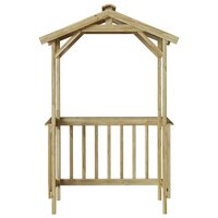 Barbecue-overkapping Bruin 133.5 x 63 x 200 cm 5