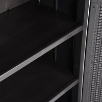 Tuinkast 65x45x172 cm PP rattan zwart 6