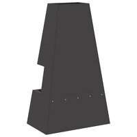 Vuurkorf Zwart 60 x 35 x 100 cm Koudgewalst staal 5