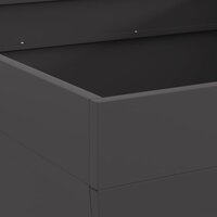 Vuurkorf Zwart 80 x 80 x 43 cm Koudgewalst staal 7