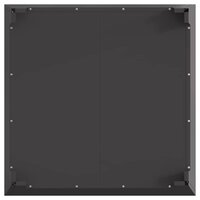 Vuurkorf Zwart 80 x 80 x 43 cm Koudgewalst staal 9