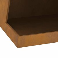 Vuurkorf Bruin 50 x 50 x 100 cm Cortenstaal 8