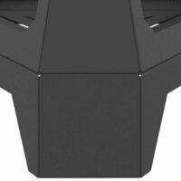 Vuurkorf Zwart 50 x 43 x 52 cm Koudgewalst staal 6