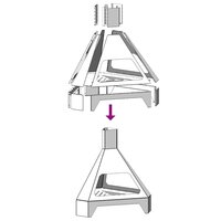 Vuurkorf Zwart 50 x 43 x 52 cm Koudgewalst staal 9