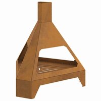 Vuurkorf Bruin 50 x 43 x 52 cm Cortenstaal 2