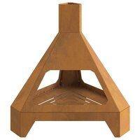 Vuurkorf Bruin 50 x 43 x 52 cm Cortenstaal 6