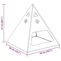 Vuurkorf Zwart 50 x 50 x 51 cm Koudgewalst staal 8