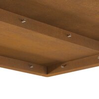 Vuurkorf Bruin 60 x 60 x 30 cm Cortenstaal 9