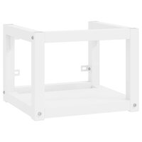 Wastafelframe met inbouwwastafel ijzer wit 3