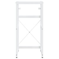 Wastafelframe met inbouwwastafel ijzer wit 4