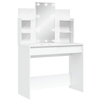 Kaptafel met LED-verlichting 96x40x142 cm wit 2