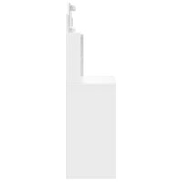 Kaptafel met LED-verlichting 96x40x142 cm wit 4