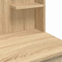 Kaptafel met LED-verlichting 96x40x142 cm sonoma eikenkleurig 8