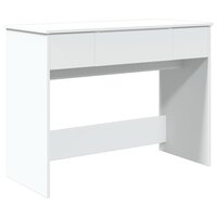 Kaptafel met spiegel 100x45x76 cm wit 2