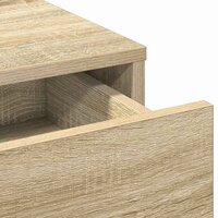 Kaptafel met lade Sonoma Eiken 50 x 41 x 140 cm Bewerkt hout 9