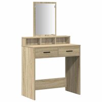Kaptafel met lade Sonoma Eiken 79 x 41 x 140 cm Bewerkt hout 2