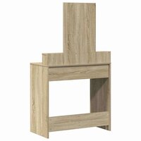 Kaptafel met lade Sonoma Eiken 79 x 41 x 140 cm Bewerkt hout 8